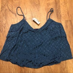 Aeropostale’s Metallic Blue Crop Top